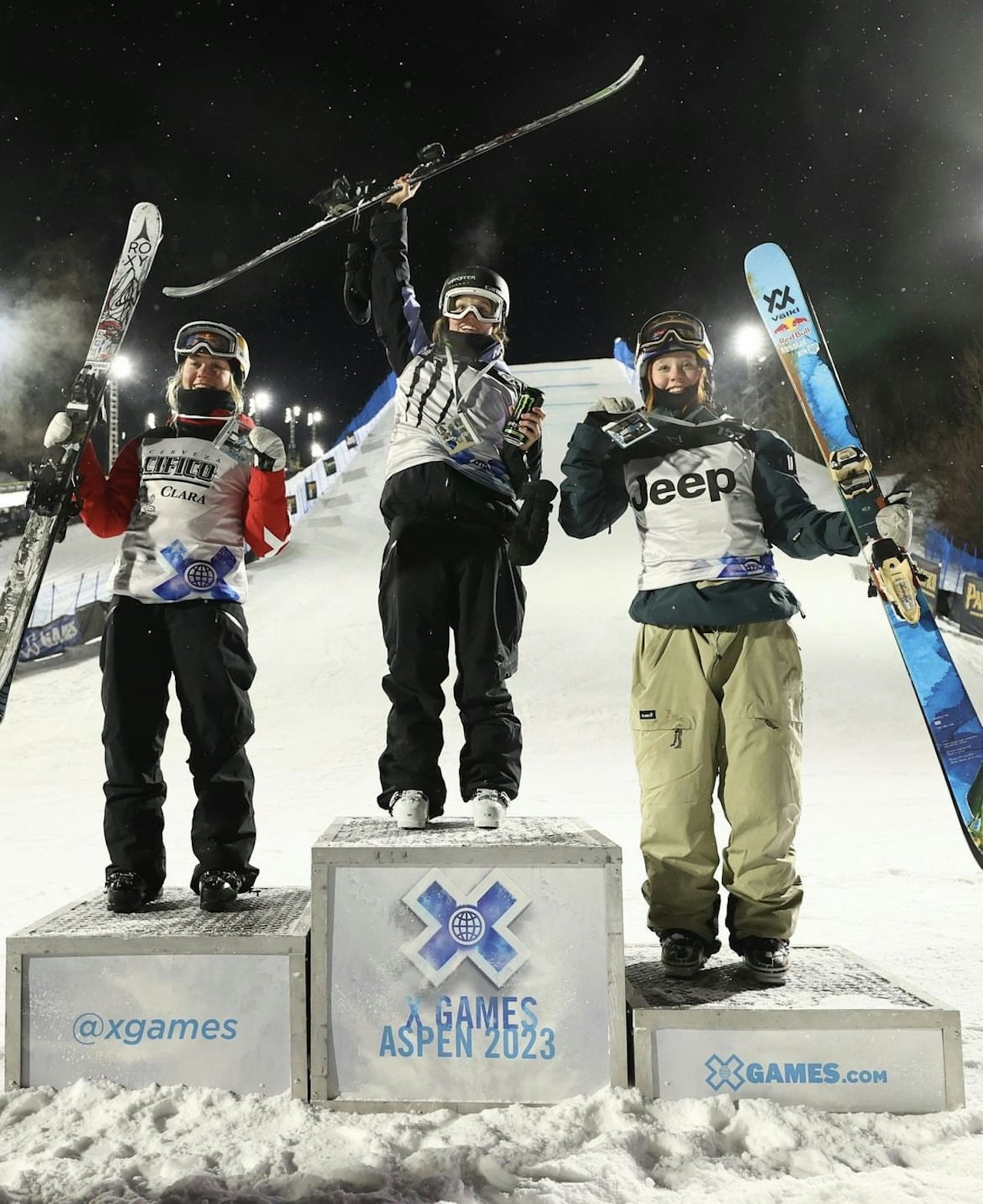 VANT MED TRIPLE CORK: Megan Oldham ble historisk da hun landet damenes første triple cork i Aspen. Foto: Skjermdump fra X Games VANT MED TRIPLE CORK: Megan Oldham ble historisk da hun landet damenes første triple cork i Aspen. Foto: Skjermdump fra X Games