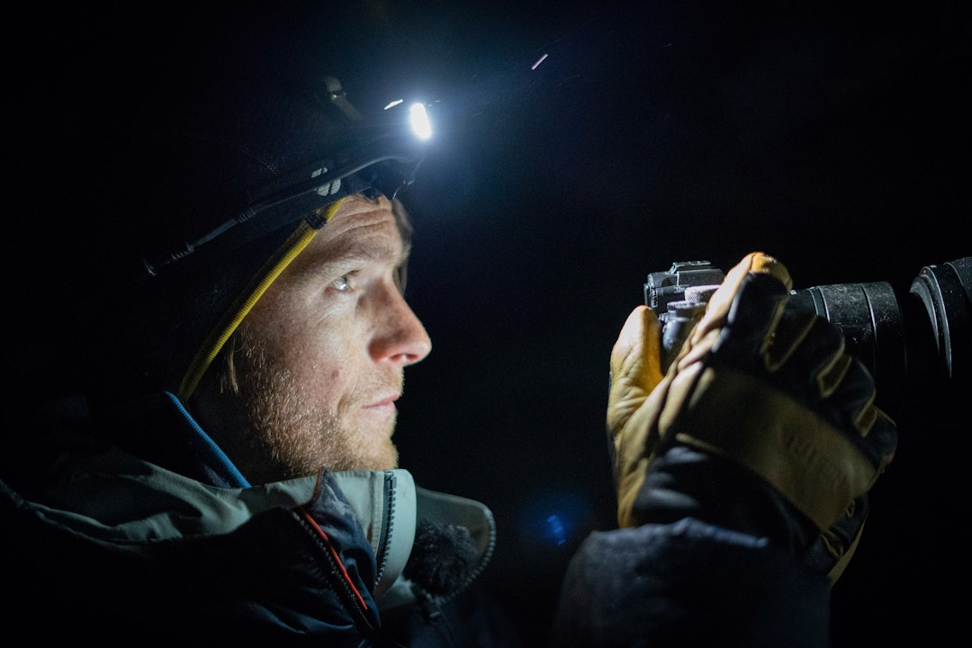 MANNEN BAK: Vegard Aasen under arbeidet med prosjektet «Light Lines». Foto: Terje Valen Høihjelle MANNEN BAK: Vegard Aasen under arbeidet med prosjektet «Light Lines». Foto: Terje Valen Høihjelle