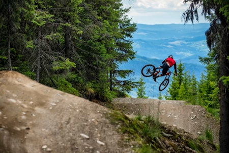 POPULÆRT: Populariteten til Hafjell Bike Park strekker seg langt utenfor landets grenser. Foto: Andrew Lloyd, MBUK. hafjell bike park kåring