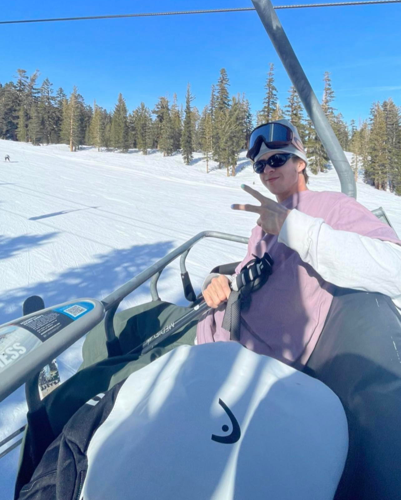 FINALEKLAR: Etter å ha kvalifisert seg som nummer én i sitt heat, er Schjerve klar for lørdagens finale i Mammoth. Foto: Vebjørn Gråberg FINALEKLAR: Etter å ha kvalifisert seg som nummer én i sitt heat, er Schjerve klar for lørdagens finale i Mammoth. Foto: Vebjørn Gråberg