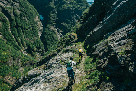 Den spektatulære Himalayastien! Foto: Brynjar Tvedt