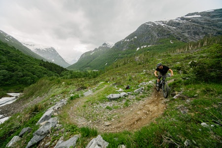 Bli med på stisykkeltur shuttle i Napenstien på lørdag! Foto: Brynjar Tvedt