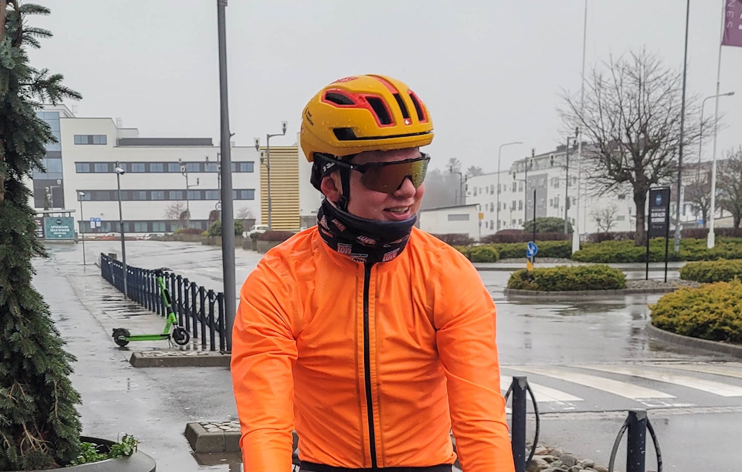 PAKKET GODT INN: De liker å kalle det for Solkysten, men Stavanger-syklistene vet også å kle seg godt når regnet bøtter ned. Foto: Jon Petter Nordbø