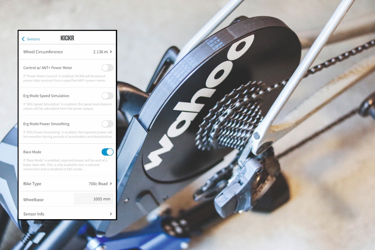 Wahoo Racer Wahoo lanserer Kickr Race Mode | LANDEVEI.NO