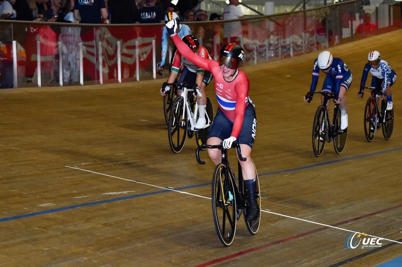 DRØMMESTART: Anita Yvonne Stenberg, her fra et tidligere mesterskap. Foto: UEC DRØMMESTART: Anita Yvonne Stenberg, her fra et tidligere mesterskap. Foto: UEC
