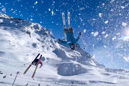 GIR GASS: Vetle Gangeskar hakk i hel Tobias Mathiesen og Ådne Kvåle i Les Arcs. GIR GASS: Vetle Gangeskar hakk i hel Tobias Mathiesen og Ådne Kvåle i Les Arcs.