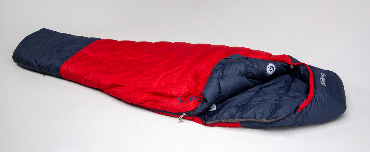 TESTET: Bergans Rabot 750. Foto: Lars Myhren Holand Bergans Rabot 75 sovepose