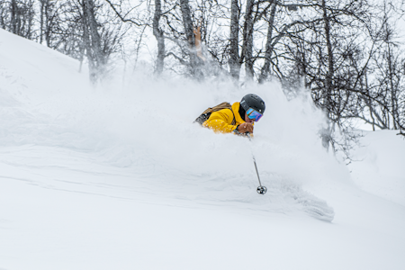 PUDDER: Fri Flyts Tore Meirik har vært uten pudderdag før. Foto: Vegard Breie PUDDER: Fri Flyts Tore Meirik har vært uten pudderdag før. Foto: Vegard Breie