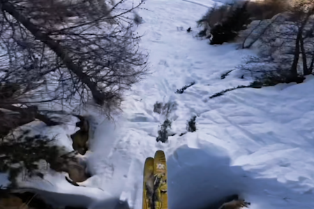 IMPRO: Vetle Gangeskar rota seg bort og måtte improvisere for å finne denne klippen i Bruson. IMPRO: Vetle Gangeskar rota seg bort og måtte improvisere for å finne denne klippen i Bruson.