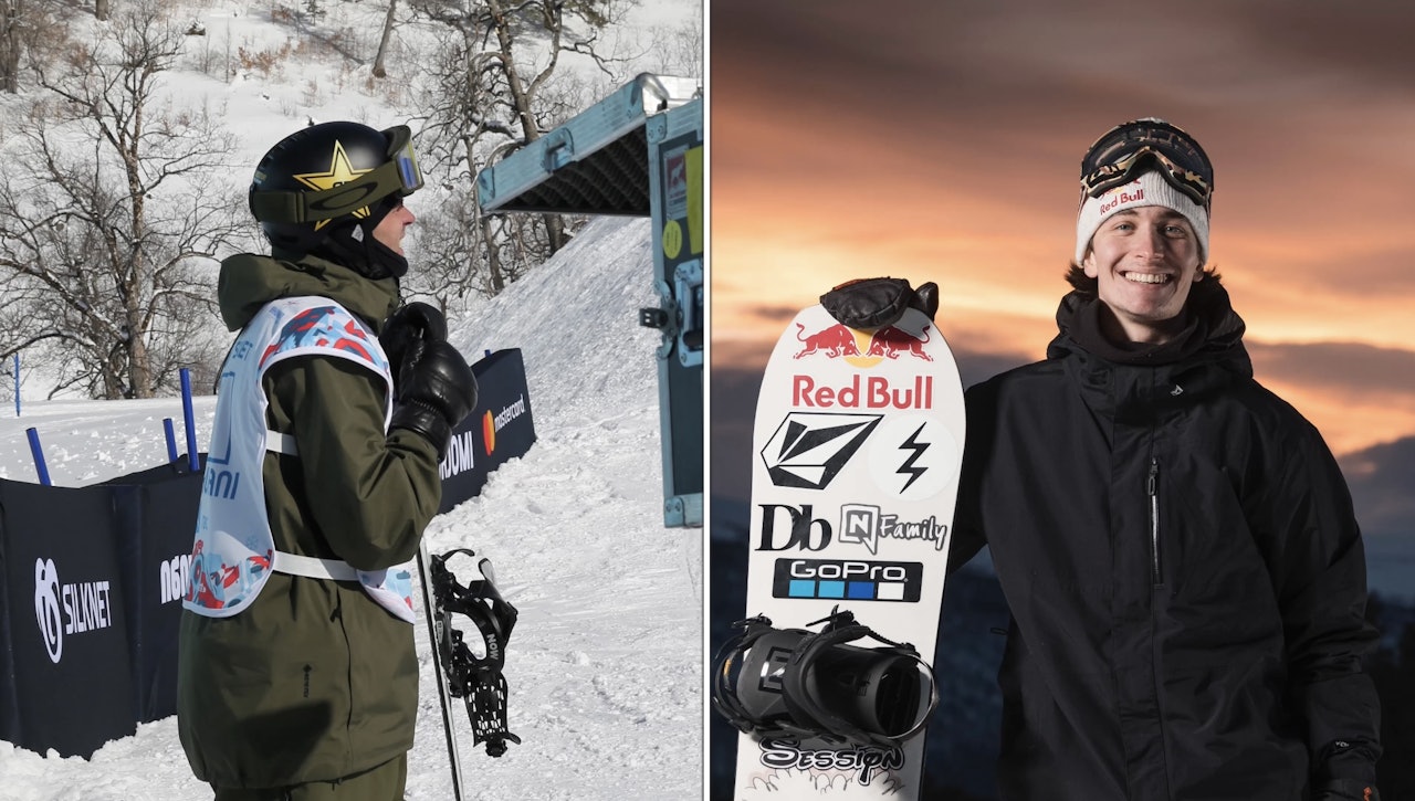 FINALEKLARE: Mons Røisland og Marcus Kleveland er klare for slopstylefinalen i Georgia. Foto: Brettforbundet og Red Bull Pool Content/Daniel Tengs