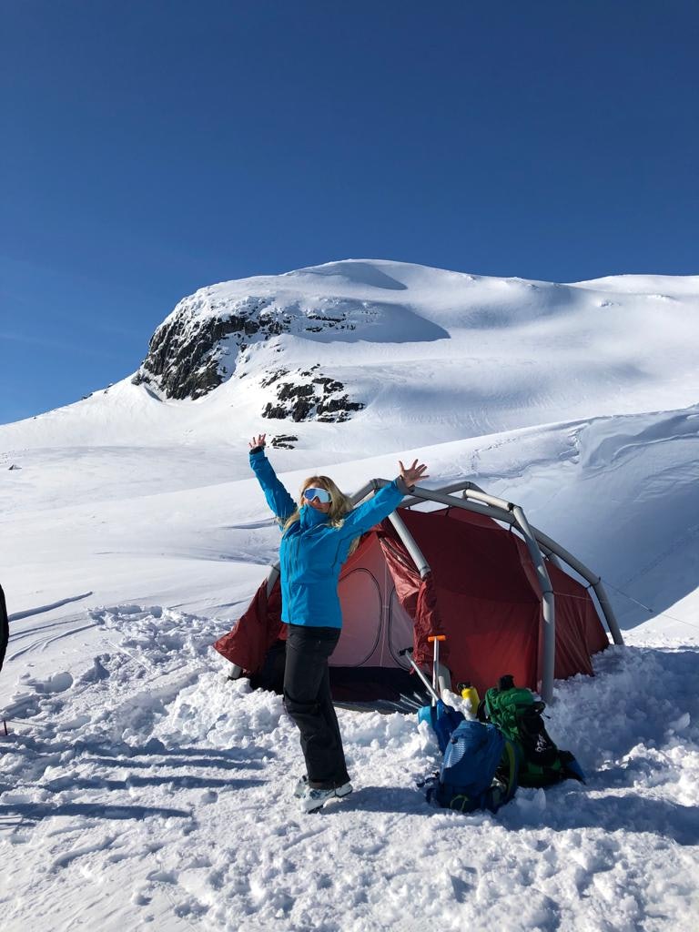 FILMET: Samboer Wenche Spjøtvold var vitne til den dramatiske hendelsen som samboeren havnet i. Foto: Privat