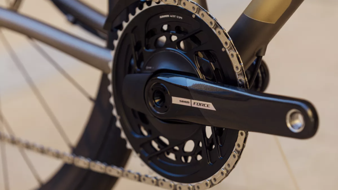 FASTMONTERT: Nå er wattmåleren til SRAM Force fastmontert i drevene. Foto: SRAM FASTMONTERT: Nå er wattmåleren til SRAM Force fastmontert i drevene. Foto: SRAM