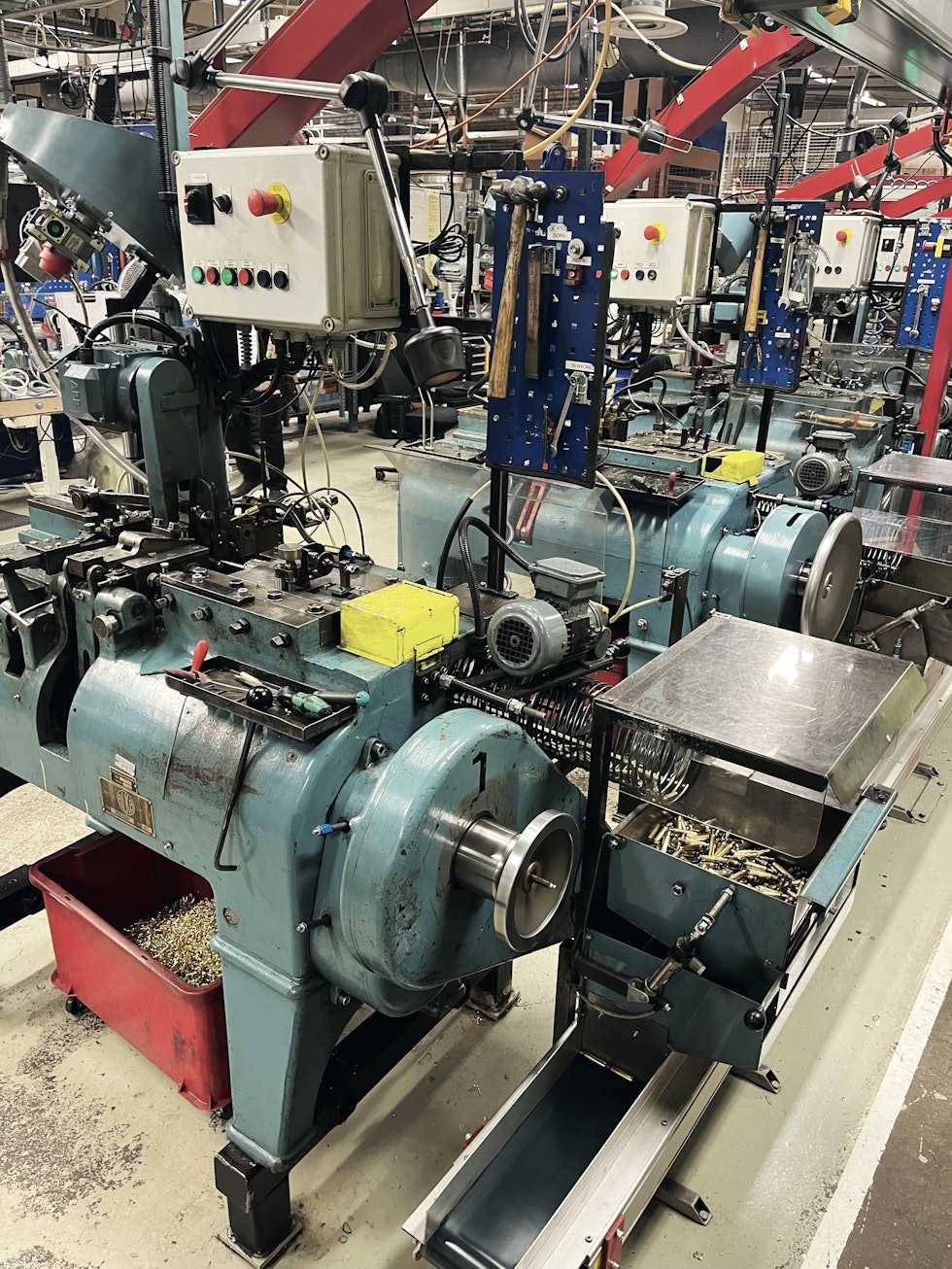 Maskinpark: Norma konstruerer og produserer maskiner og utstyr selv til sin egen produksjon.
