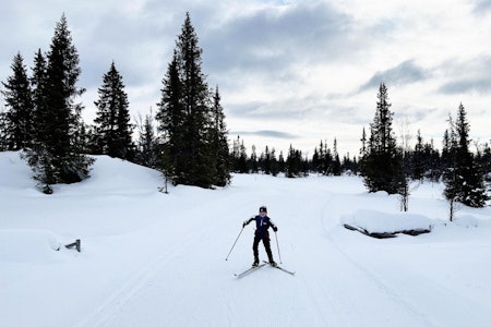 SKATE OR HATE: Moro når det går framover. Foto: Gunhild Aaslie Soldal skøyting junior barn