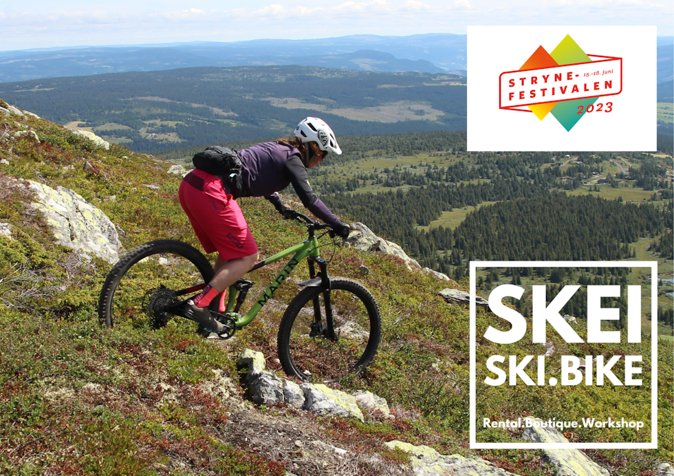 Skeikampen Ski and Bike stiller med utleiesykler under Strynefestivalen!