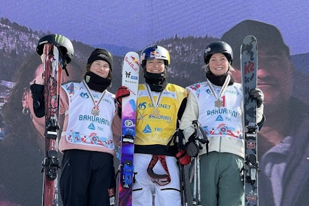 VM-BRONSE: Johanne Killi tok VM-bronse i slopestyle-finalen i Georgia. I tillegg leder hun verdenscupen sammenlagt. Foto: Freeskilandslaget VM-BRONSE: Johanne Killi tok VM-bronse i slopestyle-finalen i Georgia. I tillegg leder hun verdenscupen sammenlagt. Foto: Freeskilandslaget