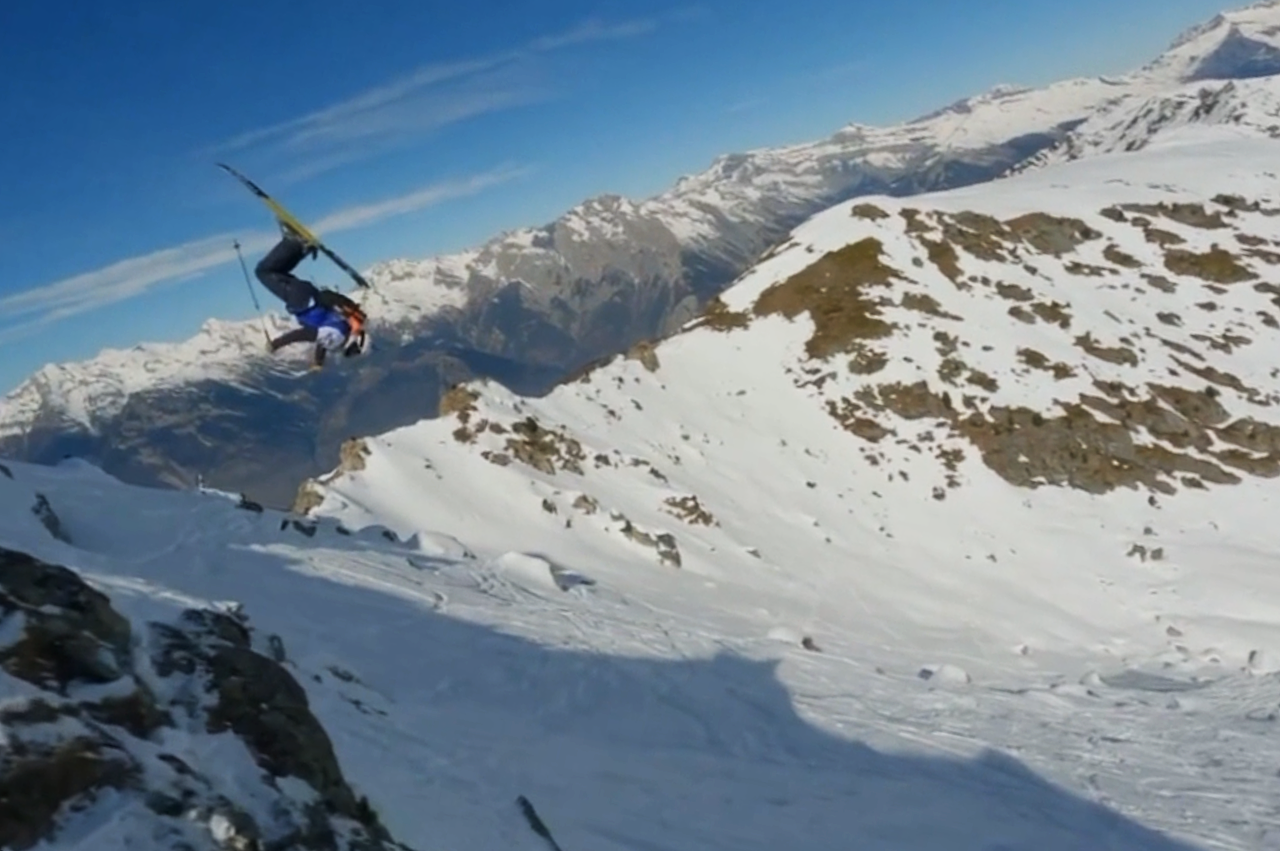 PÅDRAG: Vetle Gangeskar sender stort i Nendaz. PÅDRAG: Vetle Gangeskar sender stort i Nendaz.