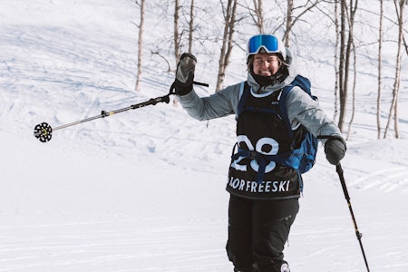 DON'T CALL IT A COMEBACK …eller jo, kanskje? Vilde Johansen har fortid som landslagsutøver og VM-deltager i slopestyle, men lørdag vant hun sin første frikjøringskonkurranse i Solheisen. Foto: Žygimantas Vaičaitis