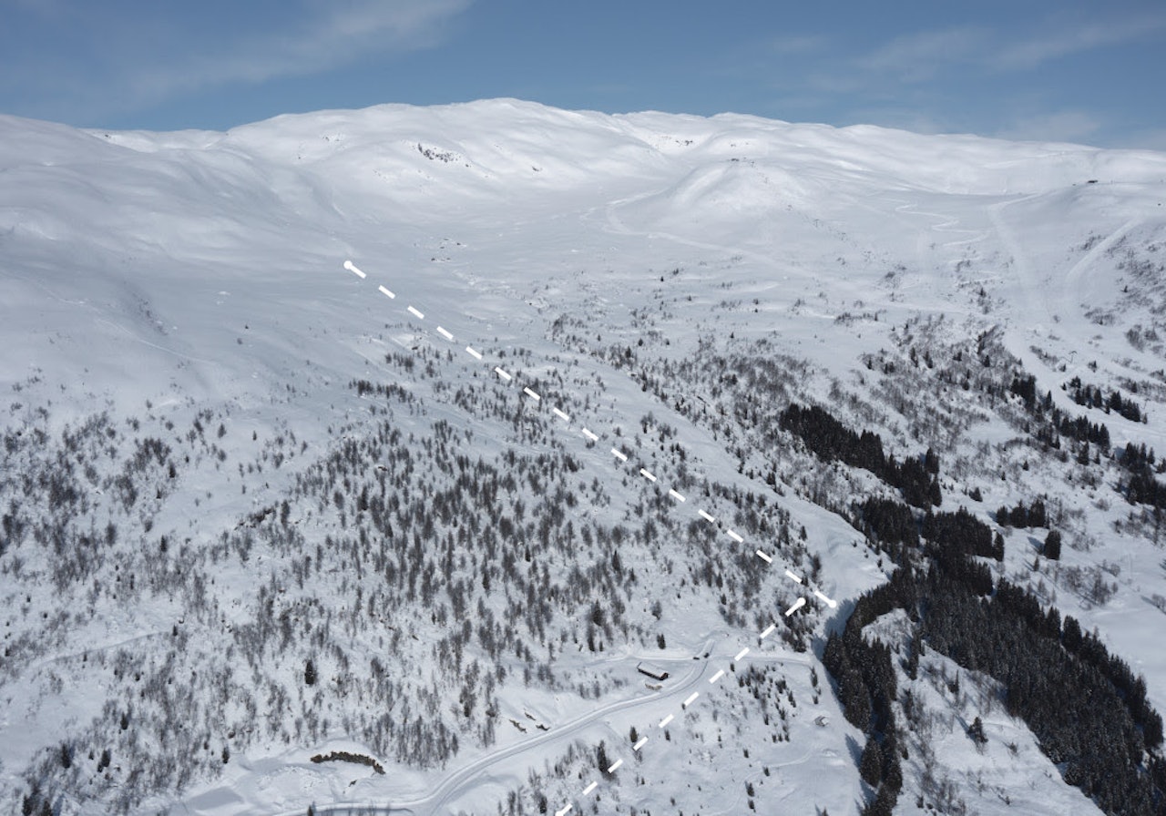 TO NYE HEISER: Fra 1. desember 2023 kopler to nye skitrekk området rundt Mørkveslia sammen med resten av skisenteret.