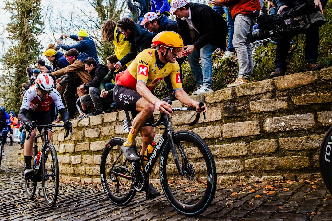 DET NORSKE HÅPET?: Uno-X håper nok at Alexander Kristoffs utrolige resultatrekke i Flandern rundt skal fortsette. Foto: Harry Talbot DET NORSKE HÅPET?: Uno-X håper nok at Alexander Kristoffs utrolige resultatrekke i Flandern rundt skal fortsette. Foto: Harry Talbot