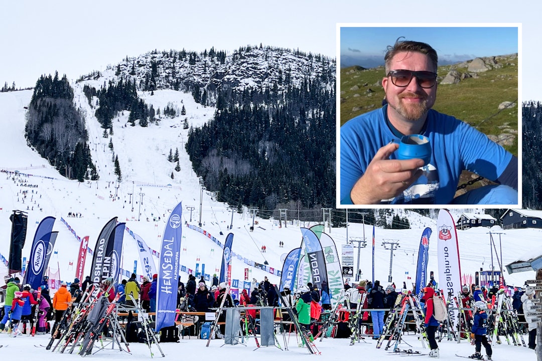 OMKOM: Jan Helge Sæterstrand (46) mistet livet i alpinulykke i Ål skisenter. Foto: Erlend Sande / privat (innfelt bilde) OMKOM: Jan Helge Sæterstrand (46) mistet livet i alpinulykke i Ål skisenter. Foto: Erlend Sande / privat (innfelt bilde)