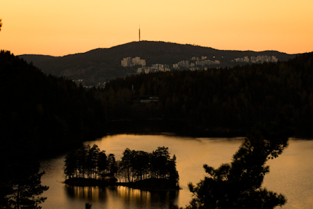 ØSTMARKA: Bynært, vakkert og opplevelsesrikt. Foto: Snorre Veggan. nasjonalpark østmarka