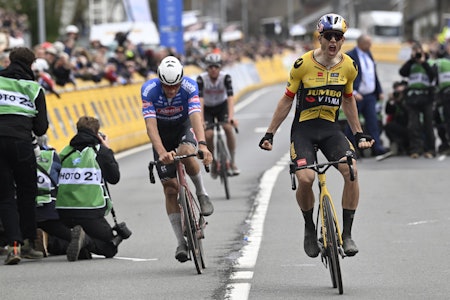 SLO POGACAR OG VAN DER POEL: Wout van Aert gikk seirende ut av gigantduellen i E3 Saxo Bank Classic. Foto: Cor Vos SLO POGACAR OG VAN DER POEL: Wout van Aert gikk seirende ut av gigantduellen i E3 Saxo Bank Classic. Foto: Cor Vos
