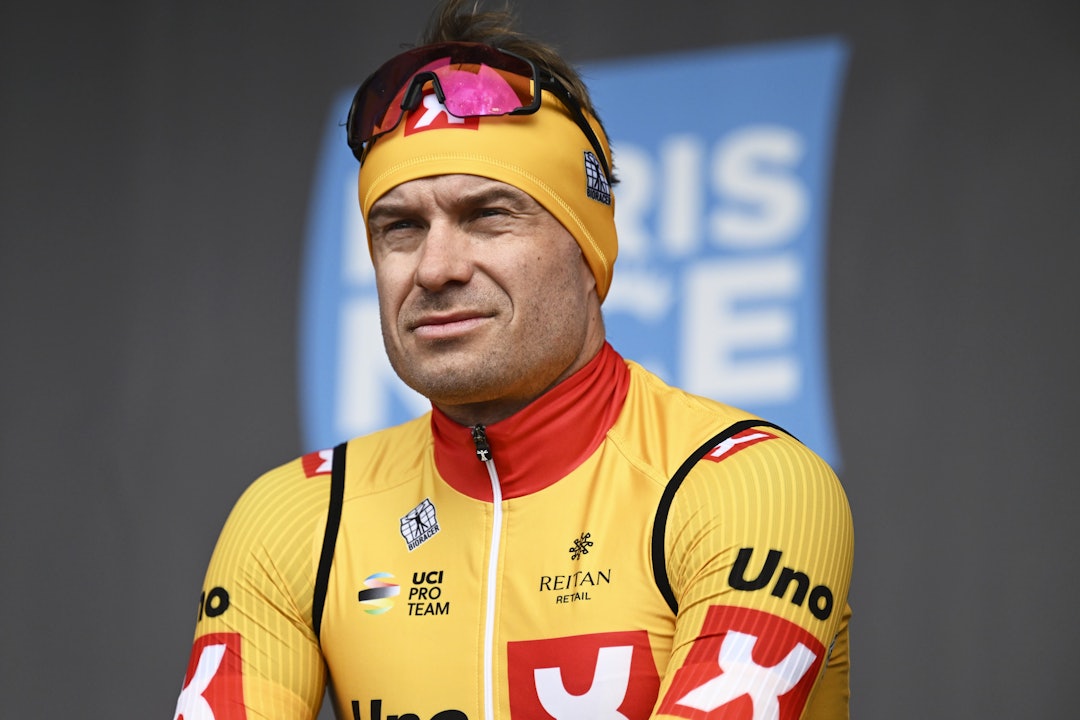 – FINT GJORT: Mener Uno-X-profil Alexander Kristoff om Van Aerts gest. Foto: Cor Vos