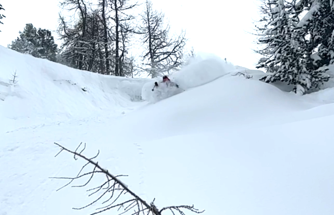 DESSERT: Etter god innsats i konkurranse blir det pudder til dessert på Vetle Gangeskar og Hans Gabel Andresen i Alpene. DESSERT: Etter god innsats i konkurranse blir det pudder til dessert på Vetle Gangeskar og Hans Gabel Andresen i Alpene.