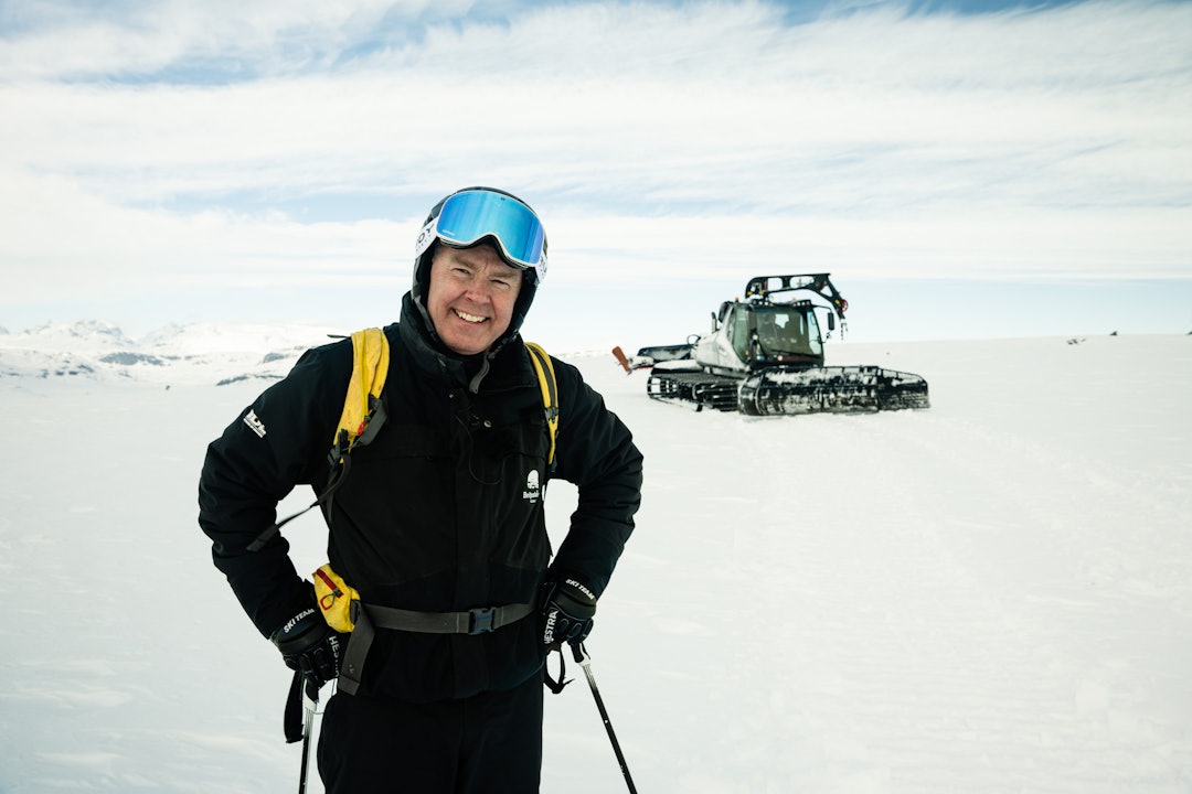 PRIMUS MOTOR: I 2018 sendte Atle Hovi søknad om catski-virksomhet til Miljøverndepartementet. Så kom pandemien og satte en brems for opplegget, men i dag er de i gang med beltevognen på Slettefjell og Raudalen. Foto: Christian Nerdrum PRIMUS MOTOR: I 2018 sendte Atle Hovi søknad om catski-virksomhet til Miljøverndepartementet. Så kom pandemien og satte en brems for opplegget, men i dag er de i gang med beltevognen på Slettefjell og Raudalen. Foto: Christian Nerdrum