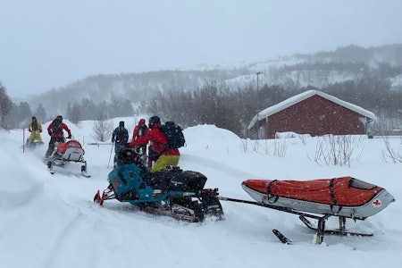 DØDSULYKKER: Store redningsmannskaper har vært og er i aksjon i Troms i tre forskjellige skredulykker. Tre personer er bekreftet omkommet. Foto: Framtid i Nord