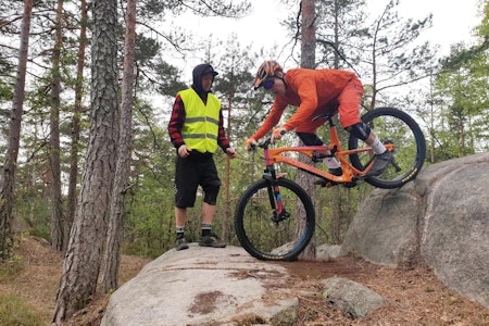 CRUXING: De som liker å bryne seg på tekniske utfordringer kan virkelig finne under Fredrikstad Cruxjam. Foto: Gresvik IF Stisyklister. fredrikstad cruxjam