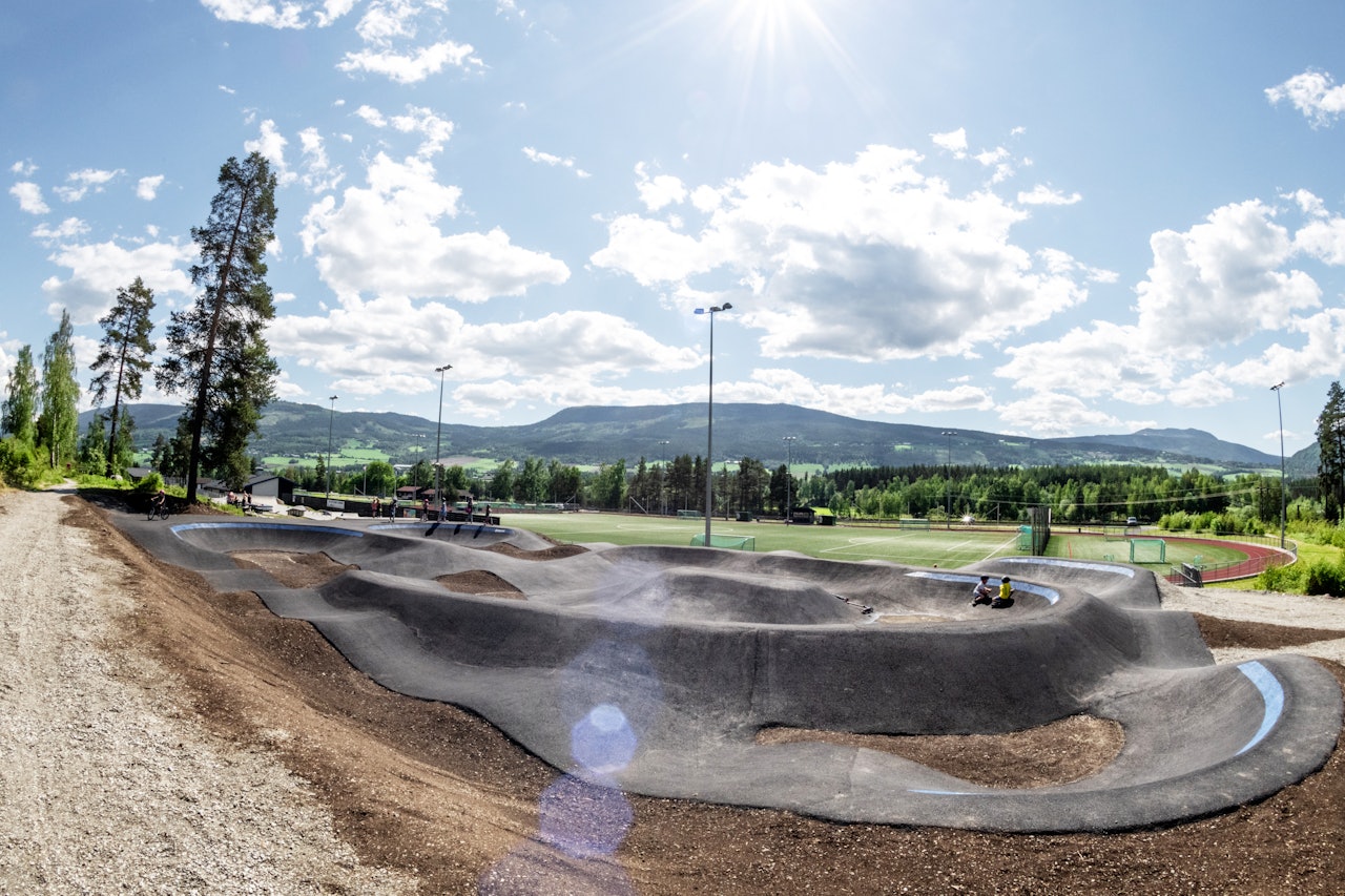 Foto: Trailhead Nesbyen/Gisle Johnsen. pumptrack vinstra