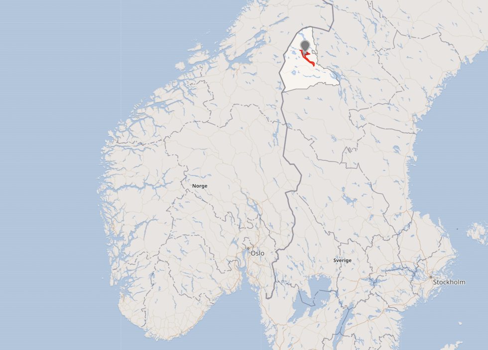INNLAND: Langt fra kysten - i Kallsjö i nærheten av Åre - er det faktisk mulig å oppdrive surf.