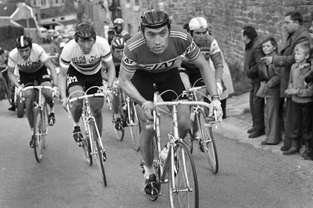 FEM GANGER VINNER: Eddy Merckx tok seieren i Liège-Bastogne-Liège fem ganger. Foto: Cor Vos FEM GANGER VINNER: Eddy Merckx tok seieren i Liège-Bastogne-Liège fem ganger. Foto: Cor Vos