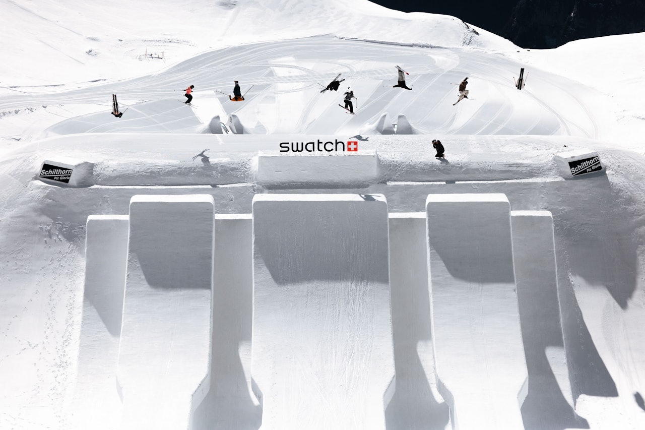 PERFEKSJON: Helt grei presisjon på utformingen av hoppene i Swatch Nines Foto: Theo Acworth PERFEKSJON: Helt grei presisjon på utformingen av hoppene i Swatch Nines Foto: Theo Acworth