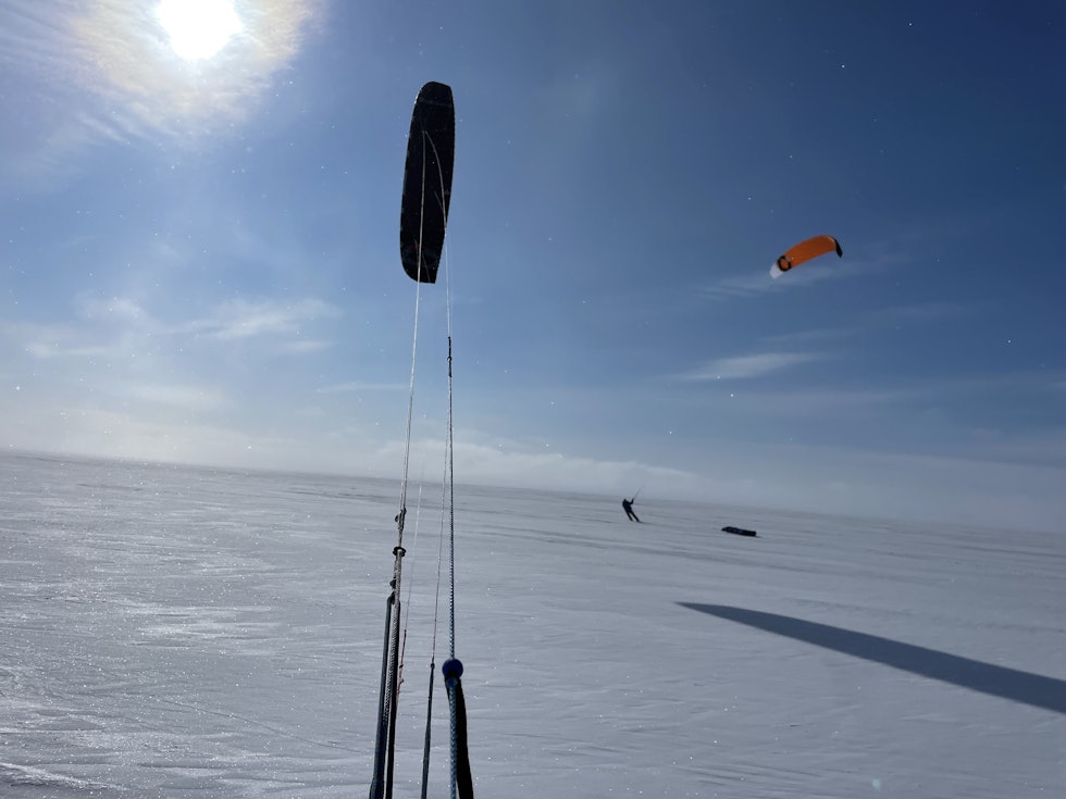 UTSIKTEN: Reisen over isødet. Foto: Privat