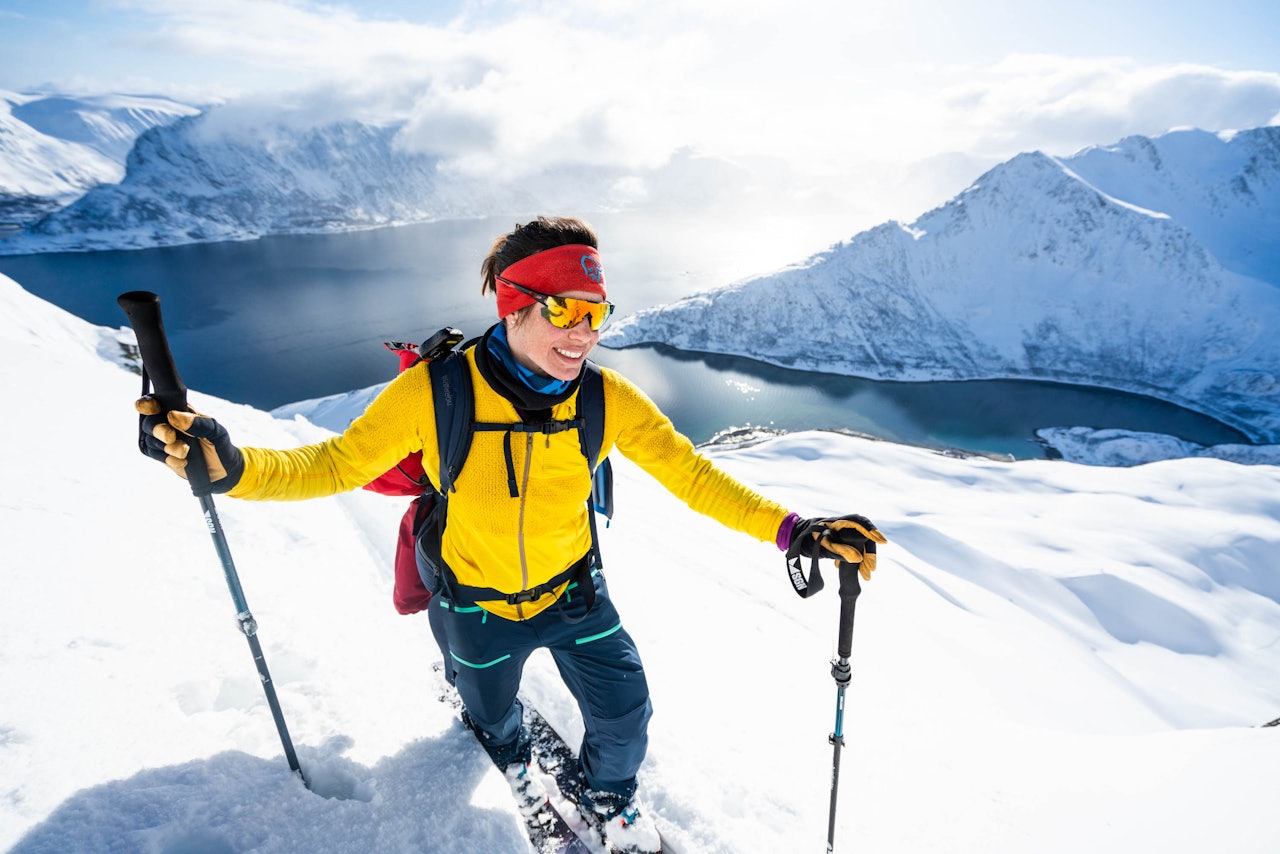 TIL FJELLS: Merrick Johnston er en av mange skiguider som har blitt sertifisert gjennom Nortind-utdanningen Foto: Bård Basberg TIL FJELLS: Merrick Johnston er en av mange skiguider som har blitt sertifisert gjennom Nortind-utdanningen Foto: Bård Basberg
