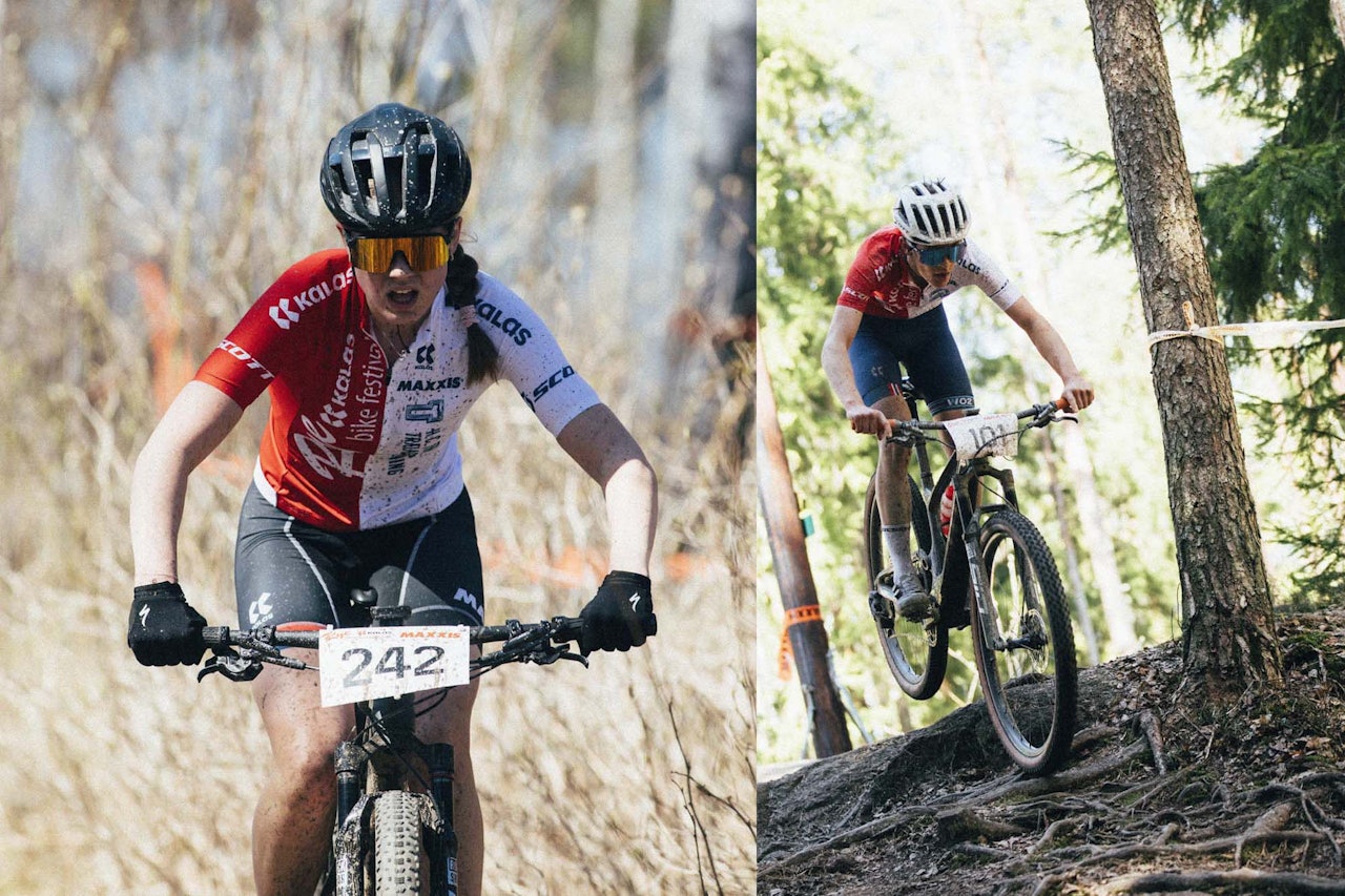 DOBBELT OPP: Både Kamilla Aasebø (t.v) og Sivert Ekroll tok andreplasser i dagens verdenscup for juniorer i Nove Mesto. Arkivfoto: Kristoffer H. Kippernes. kamilla aasebø og sivert ekroll