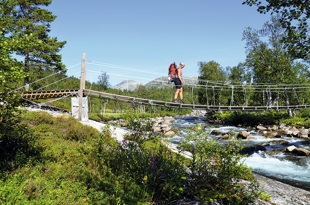 VILLMARKSSOMMER: Vil du på villmarksferie? Da er det vel bare å dra hit da? Foto: Ida Eri Sørbye saltfjellet