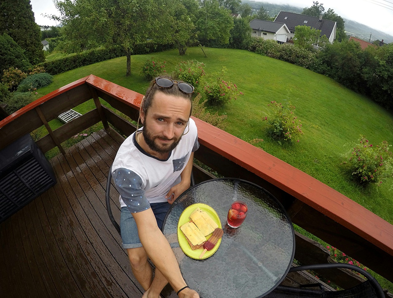 Vebjørn Enersen en sommerdag. Foto: Privat Vebjørn Enersen en sommerdag. Foto: Privat