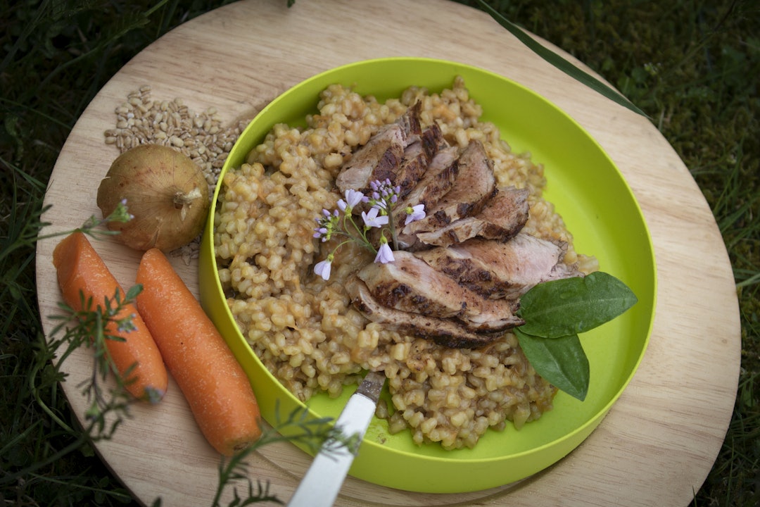 BYGGOTTO: Restaurantmat laget på primus. Foto: Sigrid Henjum BYGGOTTO: Restaurantmat laget på primus. Foto: Sigrid Henjum