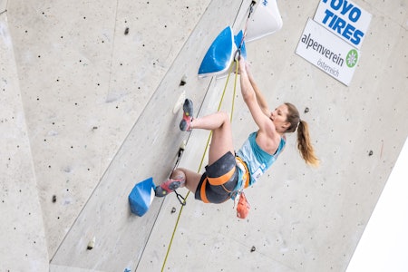 TILBAKE: Tina Johnsen Hafsaas er endelig tilbake i verdenscupen etter langvarig opphold på grunn av skade og pandemi. Foto: Jan Virt