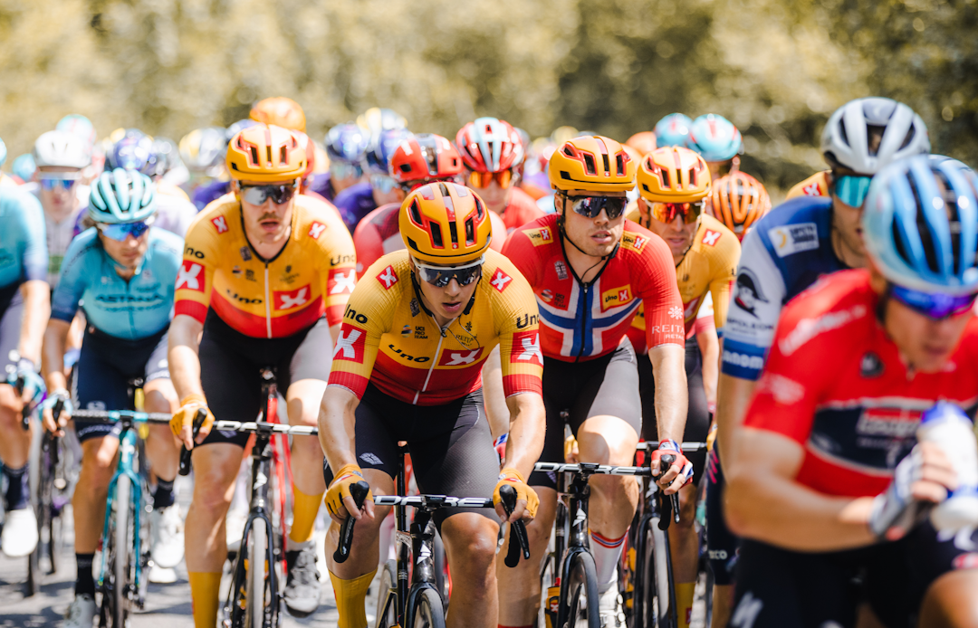 IMPONERTE I BELGIA: Jonas Abrahamsens forrykende kjøring i Baloise Belgium Tour, sikret ham en plass i Tour de France. Foto: Harry Talbot / Uno-X Pro Cycling