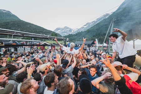 Fra konserten med Peralta torsdag kveld! Foto: Simon Sjøkvist