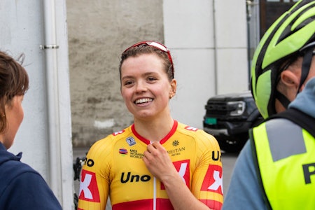 SMILET PÅ PLASS: Susanne Andersen kunne glede seg over NM-gull på hjemmebane. Foto: Knut Andreas Lone
