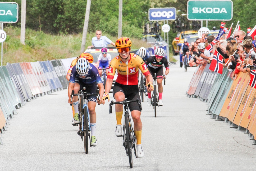 PÅ HJEMMEBANE: I 2023 ble Susanne Andersen norgesmester på hjemmebane. I Tour of Norway håper hun å kunne juble igjen. Foto: Jarle Fredagsvik PÅ HJEMMEBANE: I 2023 ble Susanne Andersen norgesmester på hjemmebane. I Tour of Norway håper hun å kunne juble igjen. Foto: Jarle Fredagsvik