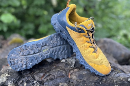 TESTET: Inov-8 Parkclaw G 280. Foto: Erlend Sande INOV-8 PARKCLAW G 280 SKO HERRE GUL/BLÅ (NECTAR/NAVY)