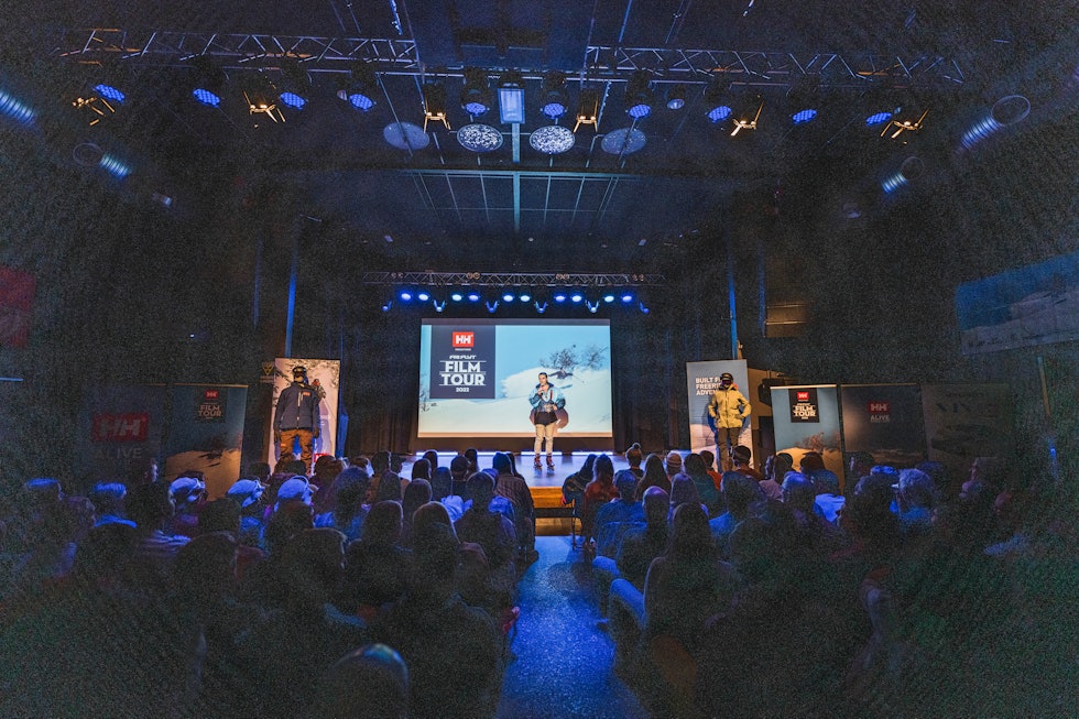 Fra Fri Flyt Film Tour i Volda i 2022. Foto: Simon Sjøkvist Fra Fri Flyt Film Tour i Volda i 2022. Foto: Simon Sjøkvist