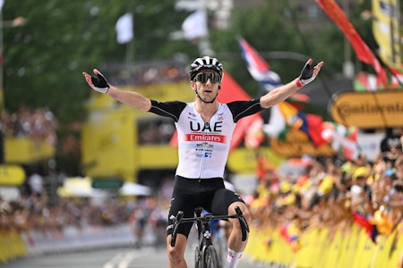 I GULT: Adam Yates viste seg å være sterkest under åpningsetappen i Bilbao. FOTO: Cor Vos I GULT: Adam Yates viste seg å være sterkest under åpningsetappen i Bilbao. FOTO: Cor Vos